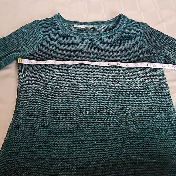 HOST PICK 🥳 Cleo Petite Knitted Sweater With Half-Sleeves XS Hunter Green - Picture 10 of 16